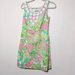 Lilly Pulitzer Pink and Green Floral Dress